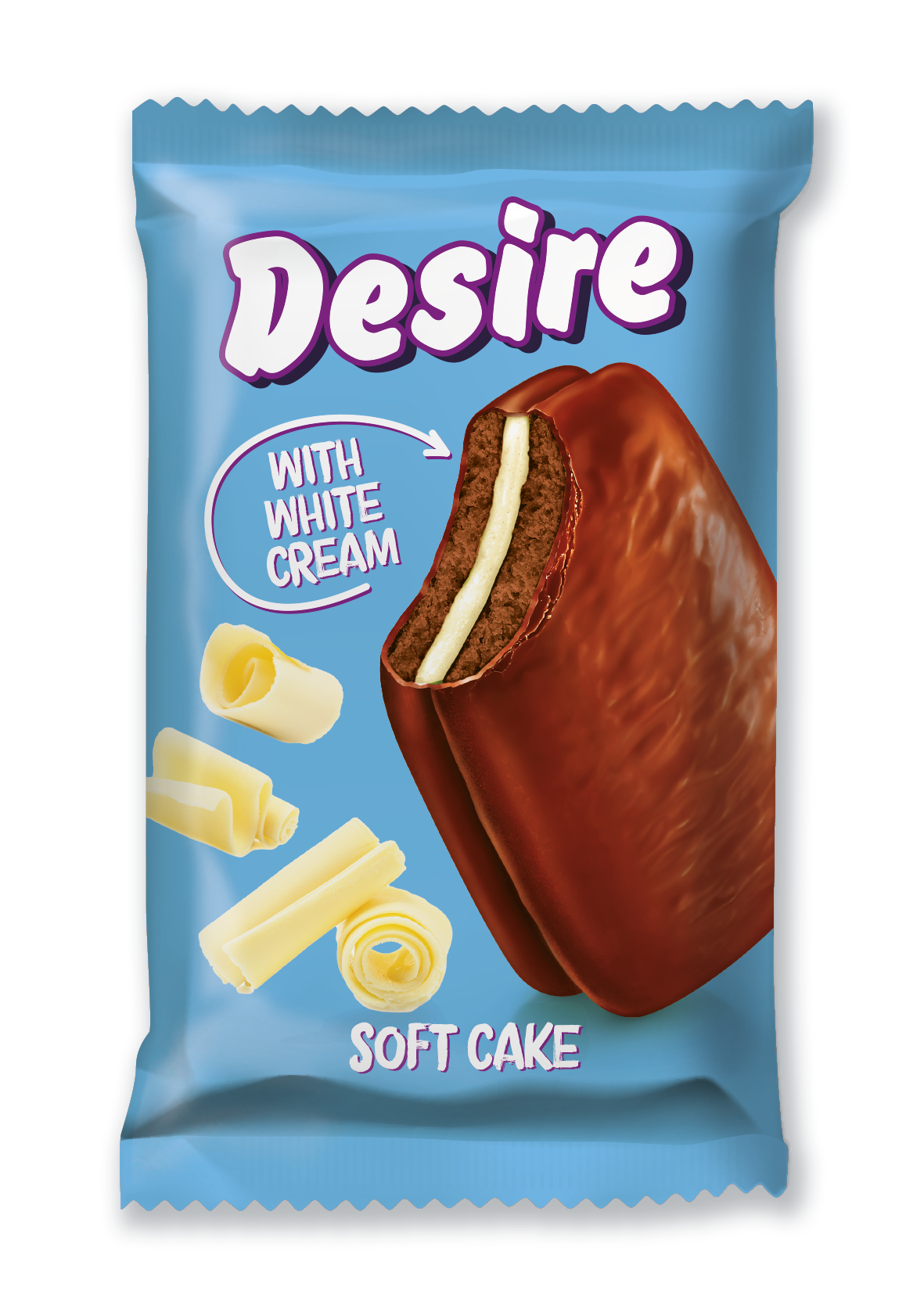 Soft Cake "Desire" White Cream (24x50g)