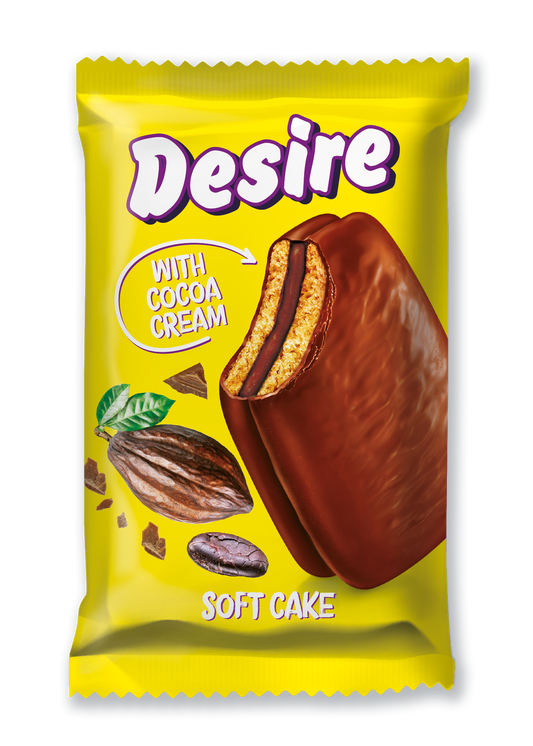 Soft Cake "Desire" Cocoa Cream (24x50g)