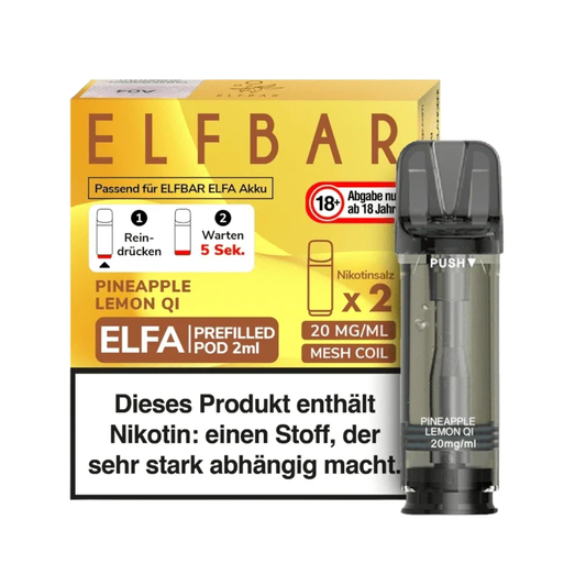 Elfbar Pods Pineapple Lemon QI (10x2er)