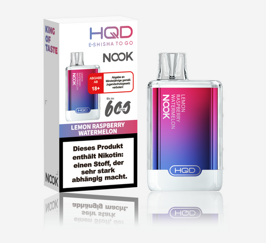 HQD Nook Lemon Raspberry Watermelon